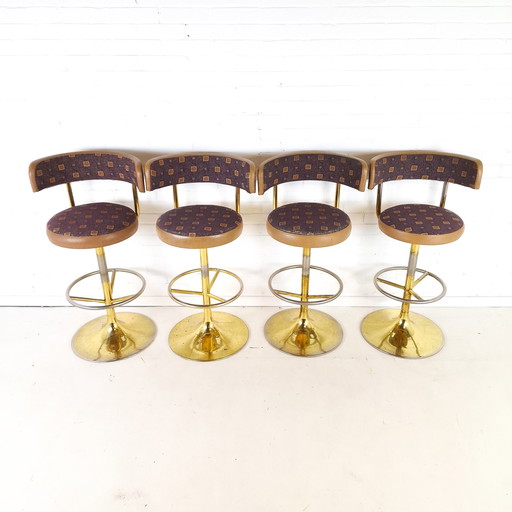 4x Vintage-Barhocker Börje Johanson