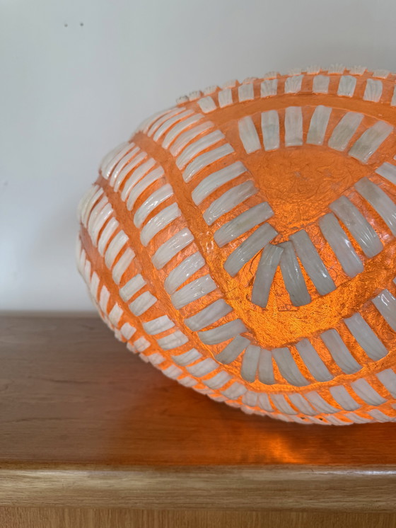 Image 1 of Vintage XL unique fiberglass floor lamp, Lambert '80s