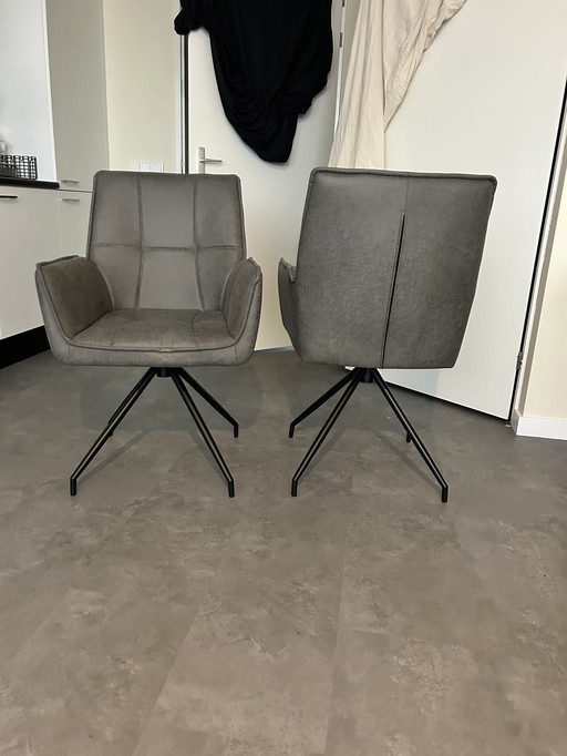 Due squisite sedie da pranzo