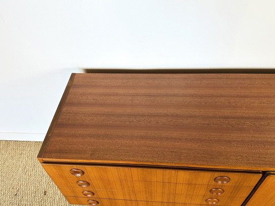 Image 1 of Minimalist Scandinavian teak sideboard, 1960s