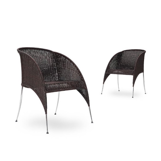 Image 1 of Coppia di poltrone "Woogie-Chair" di Joey Mancini per Bonacina, anni '90