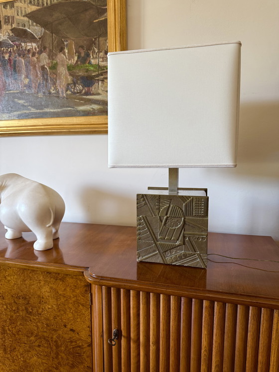 Image 1 of Luciano Frigerio, base de lampe de table Hollywood Regency, Italie 1970