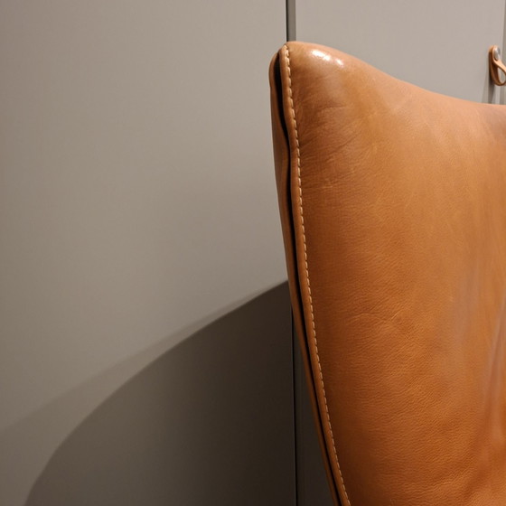 Poltrona Foxx Gerard van den Berg per Label, Poltrone, Pelle, Cromo, Marrone (foto 5 di 9)