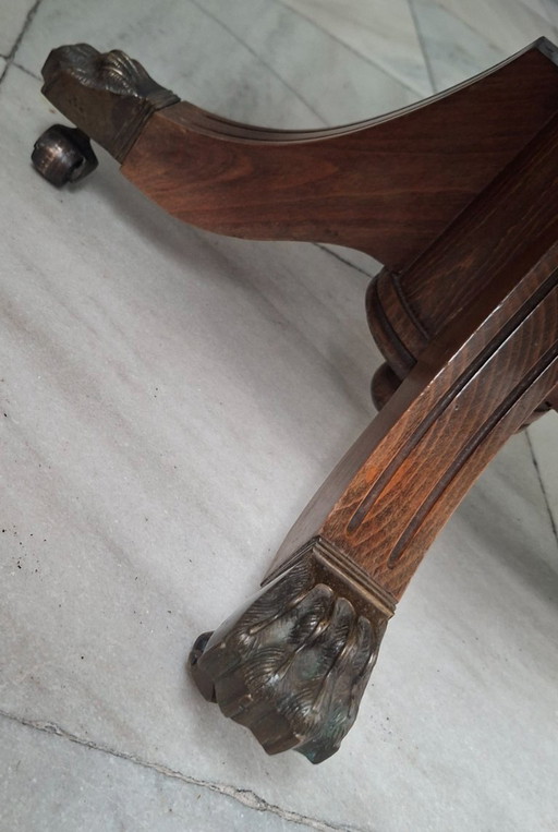 Antiguo Enfriador de Vino inglés sobre pedestal - Victoriano/Eduardiano
