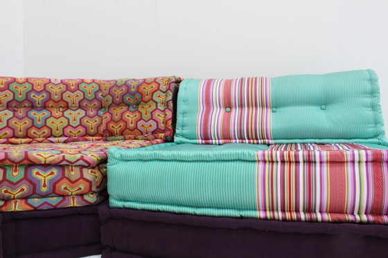 Image 1 of Roche Bobois Mah Jong Sofa Kenzo Takada Ontwerp Van Hans Hopfer , Set Of 15