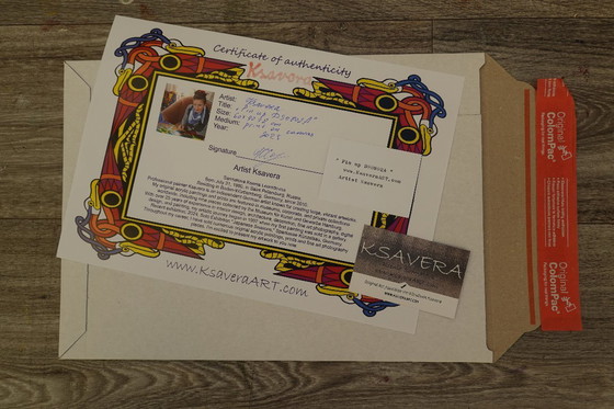 Image 1 of Queen DS0802D - print op canvas in zwevend frame