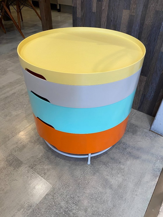 Image 1 of IKEA PS 2014 round coffee table with multiple modular tiers