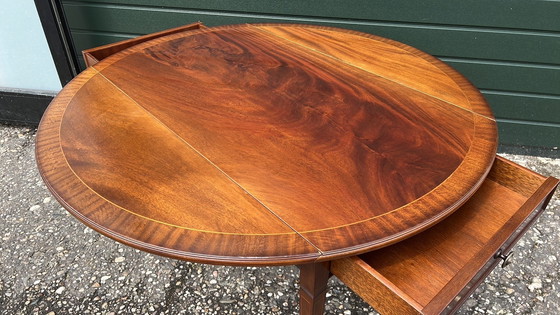 Image 1 of Héroïque table à suspendre de salle à manger en acajou