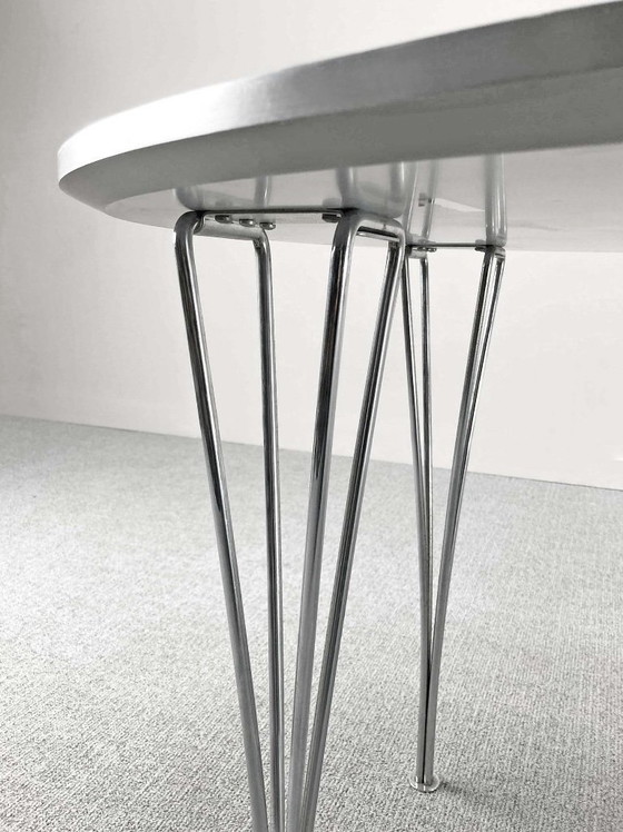 Image 1 of Fritz Hansen Circular design table Ø 145cm Bruno Mathsson & Piet Hein