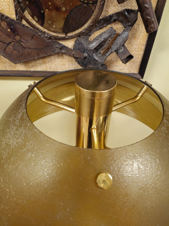 Image 1 of Vintage Messing Tafellamp Bureaulamp Lamp Lampje 