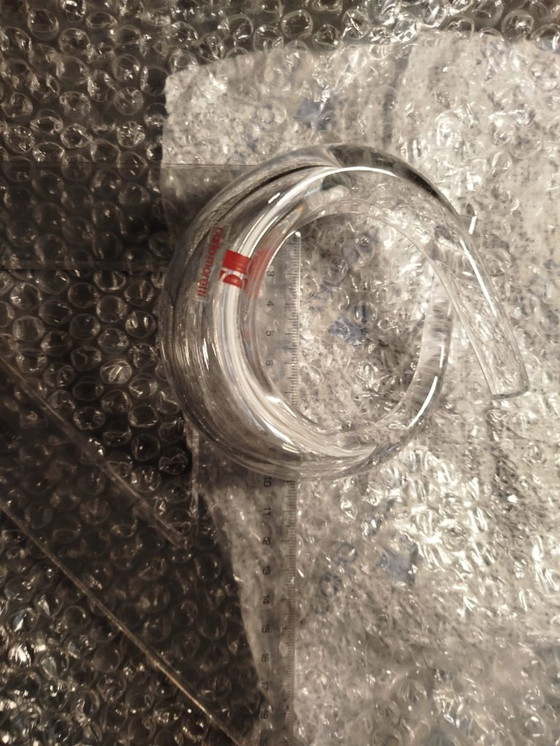 Image 1 of Crystal paperweight, sculptural object by Carlo Moretti, master glassmaker of Murano, Venice