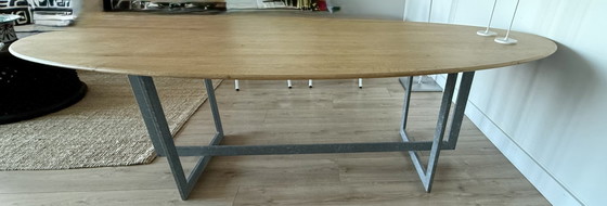 Unique Design - Oval Solid Oak Table – Dining tables, Metal (photo 5 of 7)