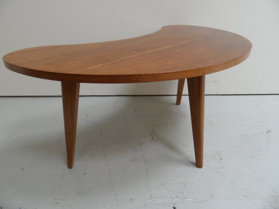 Mid Century maanvormige salontafel – Hout (photo 7 of 11)