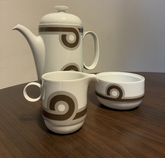 Image 1 of Rosenthal Studio Linie Duo Baltic Set da colazione Design by Ambrogio Pozzi Decor by Rosemonde Naira 