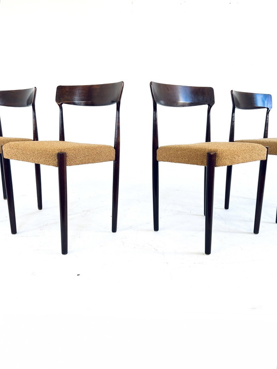 Image 1 of 4x Gerestaureerde Vintage Stoel ‘60