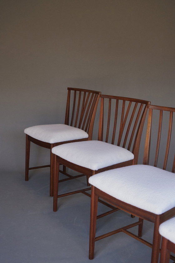 Image 1 of Dining Chairs by Elmar Berkovich for Zijlstra, 1950s. Set of 4