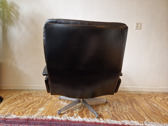 Image 1 of Strässle King Chair & King Pouf - 1960s