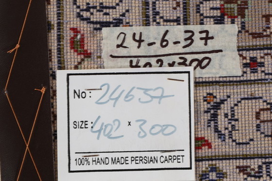 Image 1 of Tappeto persiano Kashan 4,02 x 3,00 Tappeto orientale pregiato n. 24637