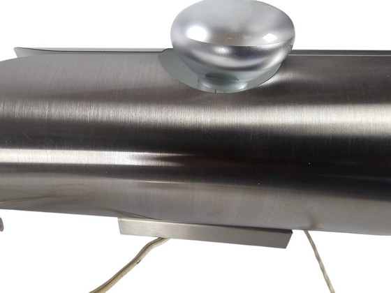 Image 1 of Massive - Space Age - wandlamp - geborsteld staal - 1970's