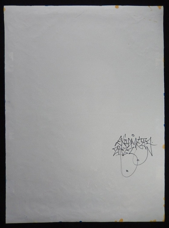 Image 1 of ENIGMA09 - No pen no gain - Artist's canvas