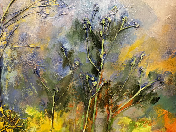 Image 1 of Gemälde Maria de Vries „Blumenfeld“