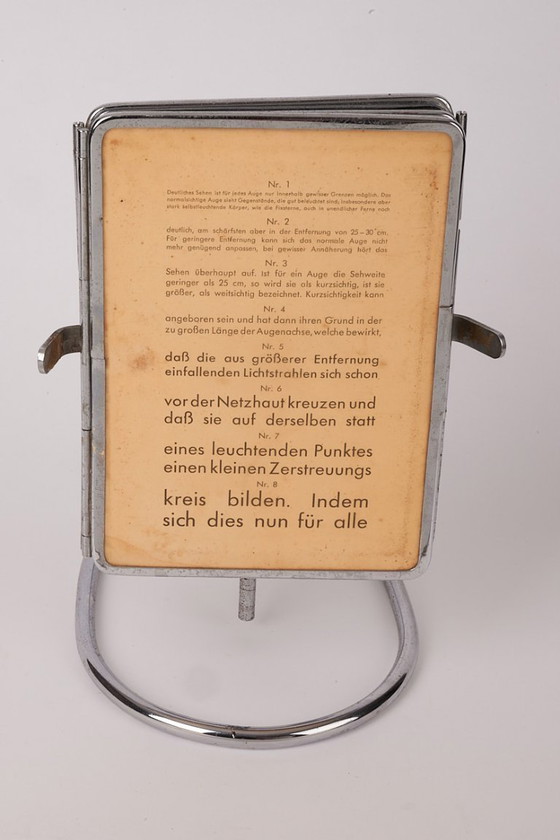 Image 1 of Espejo tríptico de oftalmólogo raro de la década de 1930