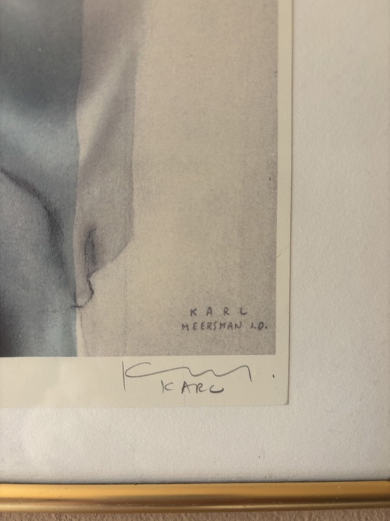 Image 1 of Karl Meersman – „Bars of Stripes“ (Diego Maradona) – Handsigniert 3/500