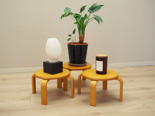 Set van drie plantenstandaards, Deens ontwerp, jaren 1970, Productie: Denemarken