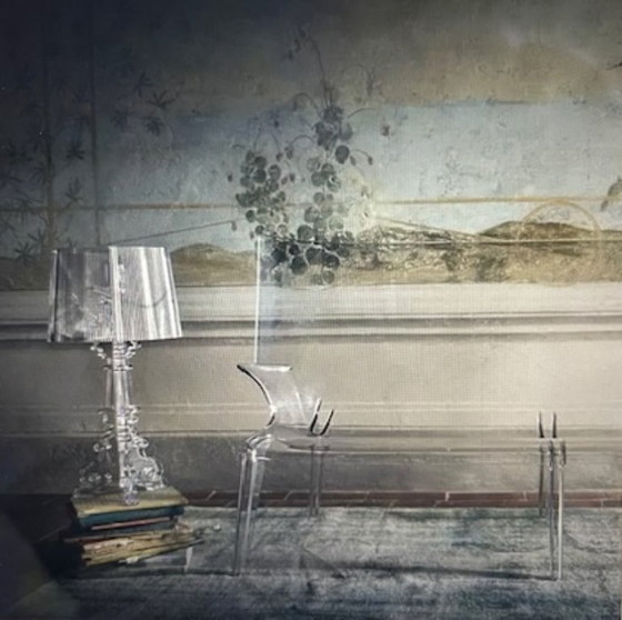 Image 1 of 2x Kartell Bourgie Tischleuchte Kristall Neu