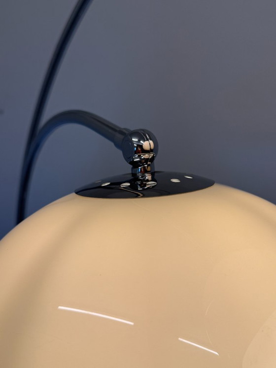 Dijkstra double arc Floor lights | 1970s – Metal, Chrome (photo 12 of 16)