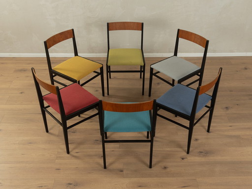  Chaises de salle à manger 1960S, Lübke