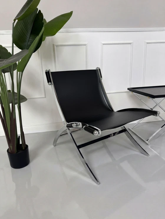 Image 1 of Flexform Timeless Chair Stuhl Leder Schwarz Citterio