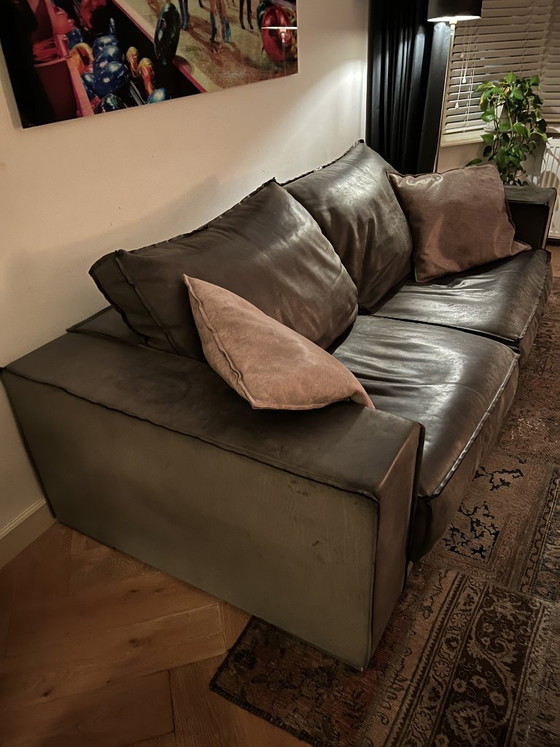 Baxter Budapest – Nabuck Grey – 2 zitsbanken, Leather (photo 5 of 6)