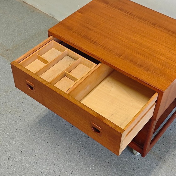 Image 1 of Vintage bijzettafel teak Brouer Møbelfabrik