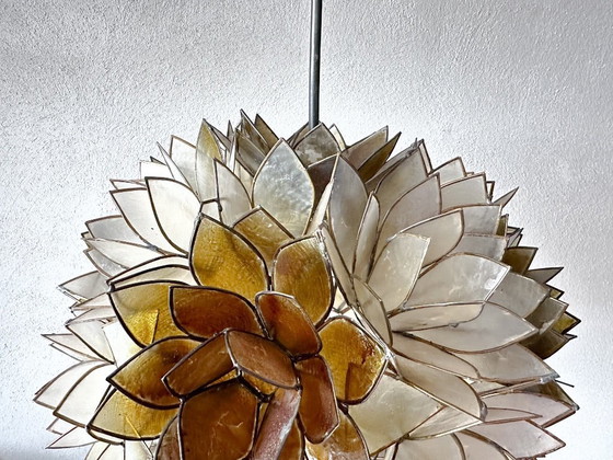 Image 1 of Vintage capiz hanglamp
