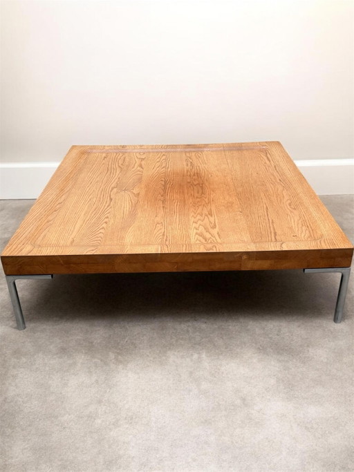 Design on Stock Wave oak coffee table