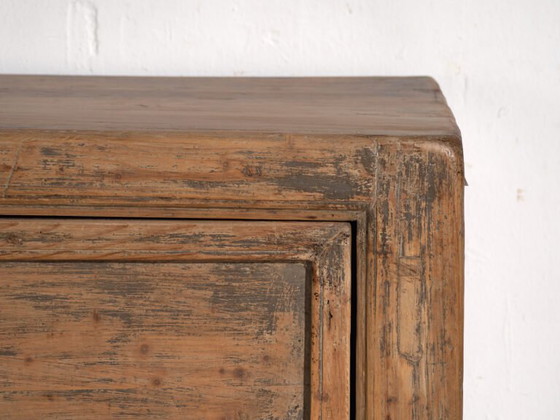 Credenza antica a tre ante in legno di pino – Cina, circa 1900 – Credenze con vetrina, Iron (photo 32 of 40)