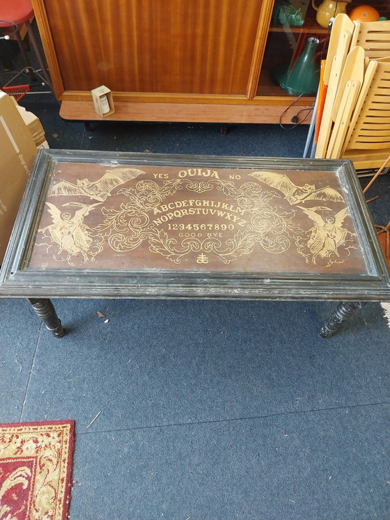 Image 1 of 1 x Ouija board coffee table folk art handmade