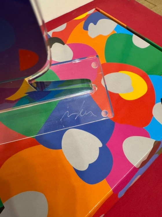 Image 1 of Marco Lodola, serigrafía sobre plexiglás, Let it be, pop, futurismo