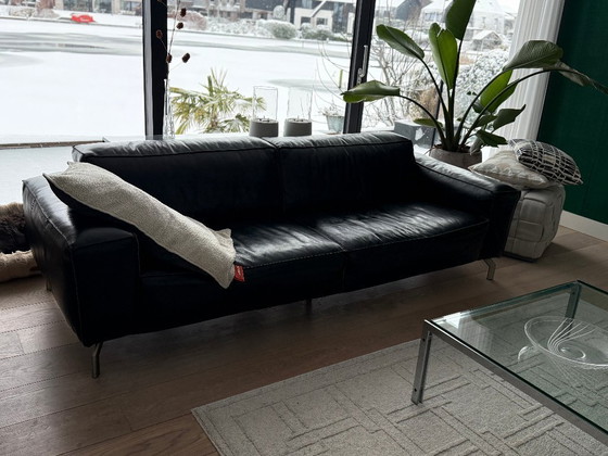 Image 1 of 2 divani Capello in pelle nera