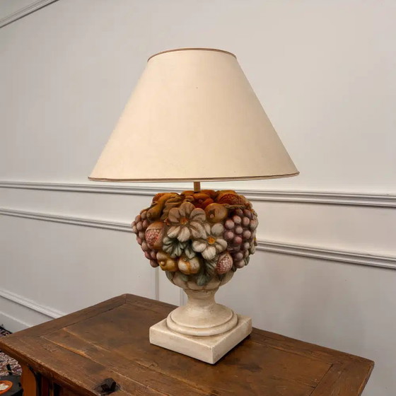 Lampe Capodimonte italienne classique, Céramique (photo 3 sur 6)