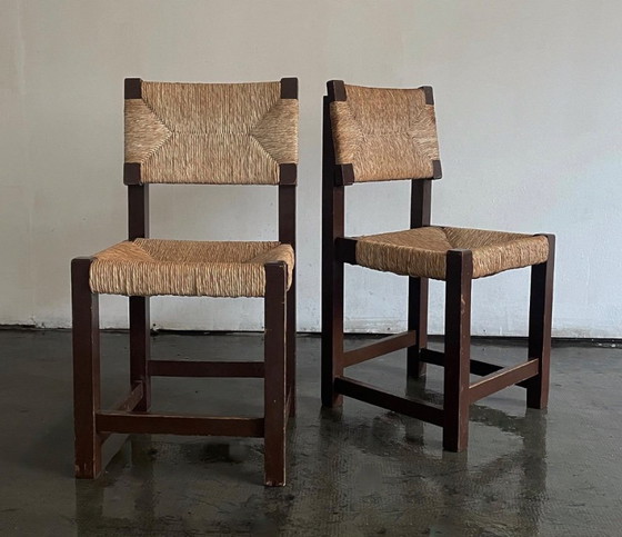 Image 1 of Set of Six Rationalist Chairs, Spain 1960s