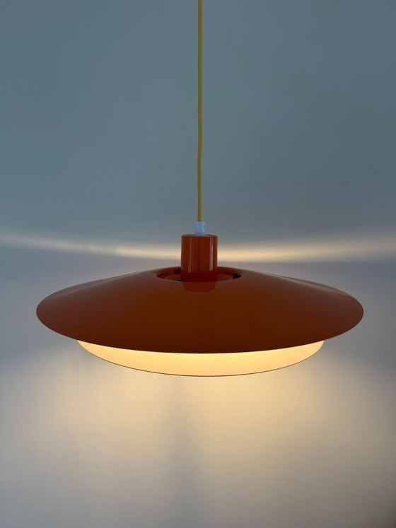 Rara lampada di design danese vintage - anni '70 - Lampada Space Age – Danish design, Lampade a sospensione (photo 2 of 11)