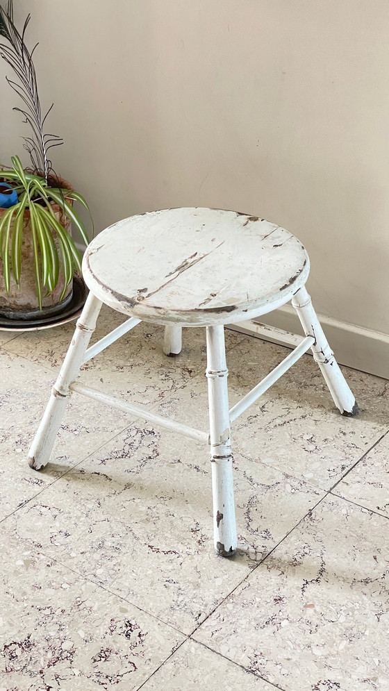 Image 1 of Antiek Bamboe Krukje