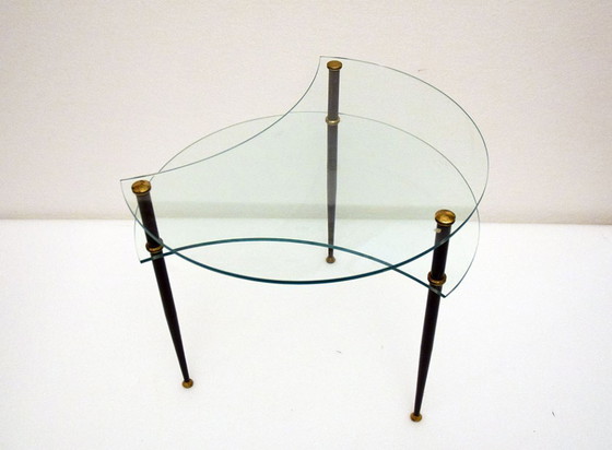 Image 1 of Edoardo Poli asymmetrical coffee table for Vitrex, 196