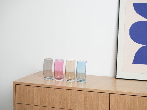 Image 1 of Set di bicchieri, design italiano, anni '80, produzione: Italia