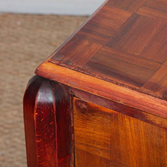 Image 1 of Kommode im Art-Deco-Stil mit Intarsien aus den 1930er Jahren