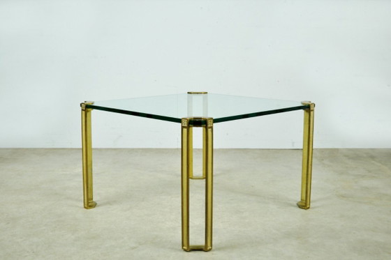 Tavolino da Caffè in Vetro e Ottone di Peter Ghyczy, anni '70 – Tavolini da caffè, Brass (photo 4 of 13)