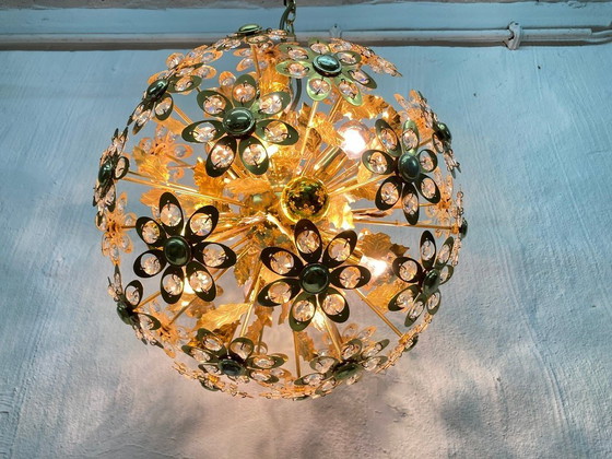 Image 1 of Hollywood Regency Sputnik Kronleuchter Pusteblume 60er 70er Jahre Design