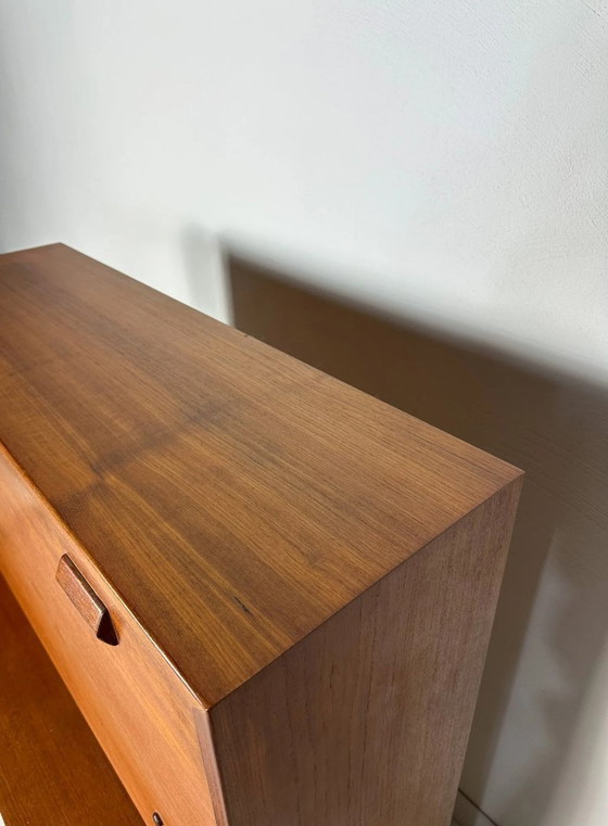 Image 1 of Vintage Deense Teakhouten secretaris van Børge Mogensen voor Søborg Møbelfabrik, Mid-Century Modern, jaren 1960
